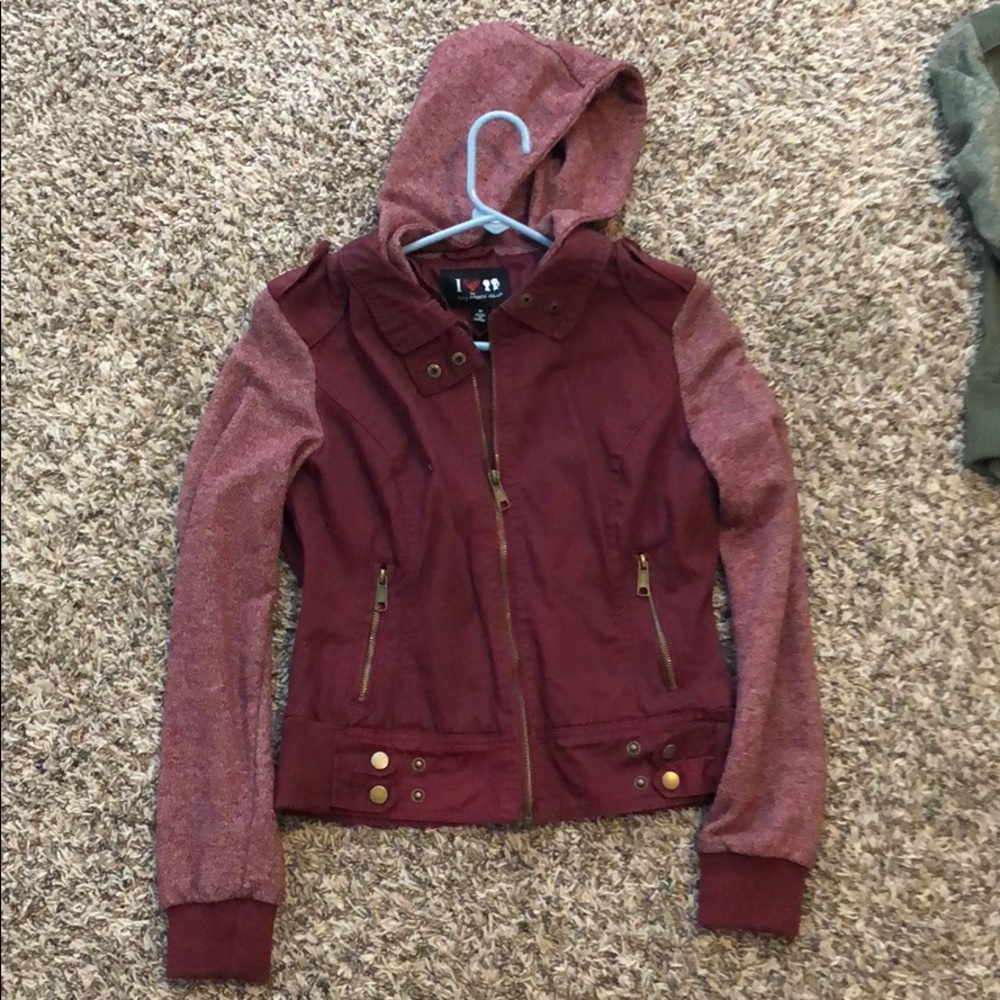 Red jacket
